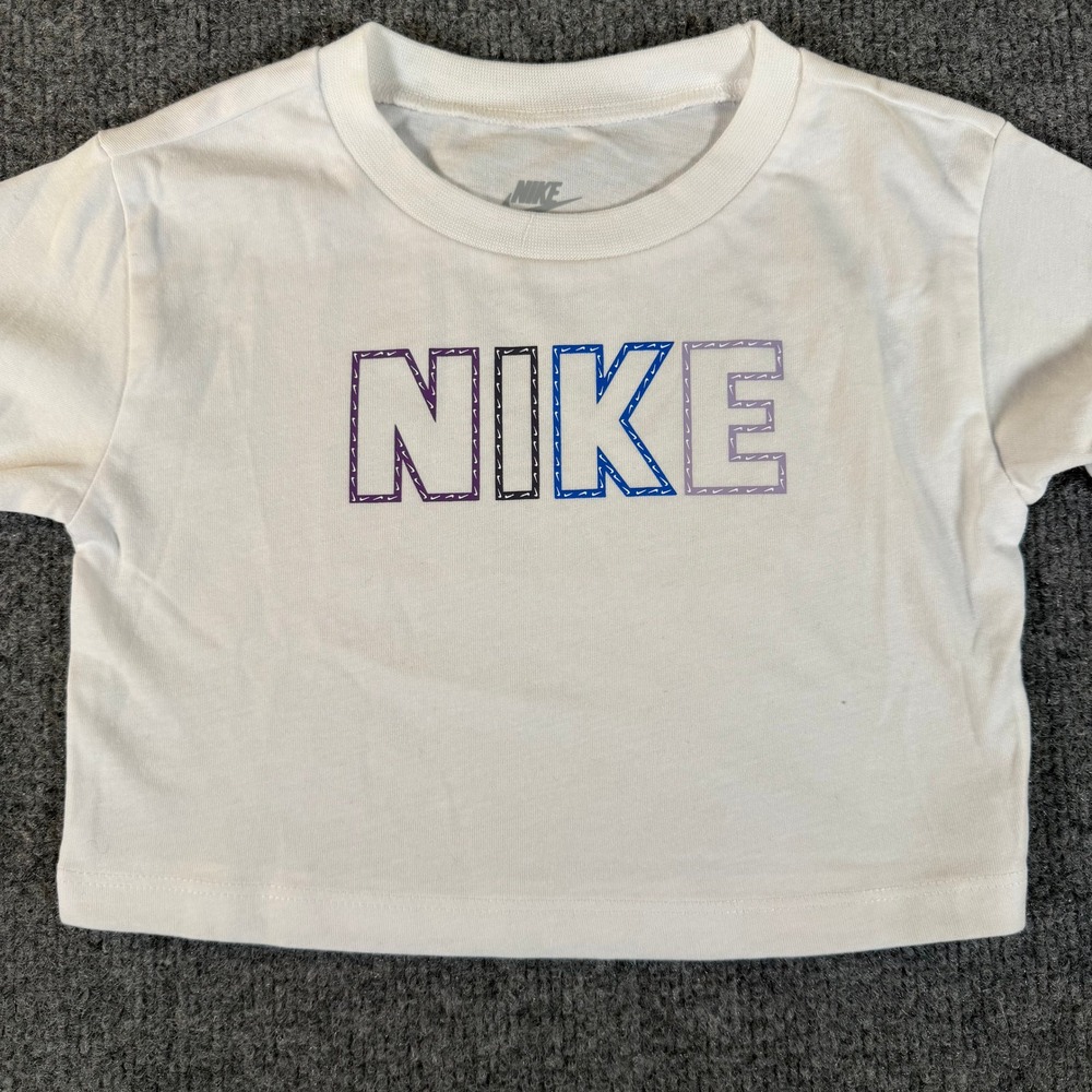 Nike Toddler Girls 2-Piece Set Long Sleeve Tee Leggings Dark Raisin 18M 16M560 - Picture 4 of 6